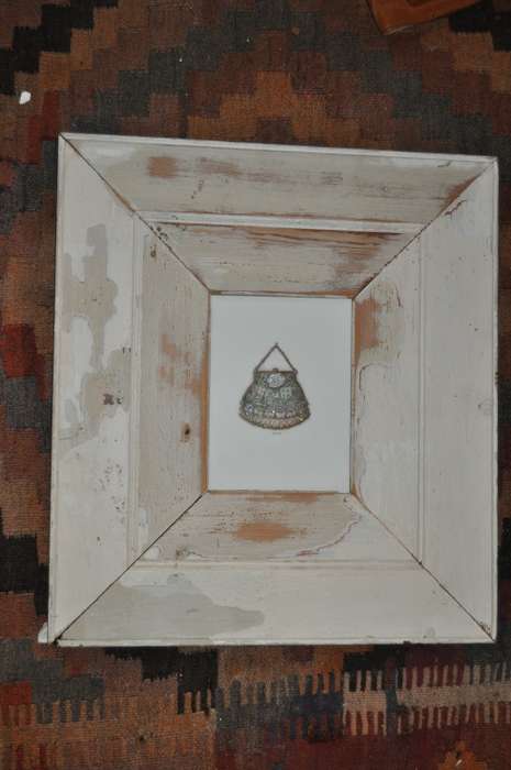 WOW!!! ORIGINAL MIXED MEDIA BY TRACY POUL-STUNNING ARTWORK IN RUSTIC FRAME