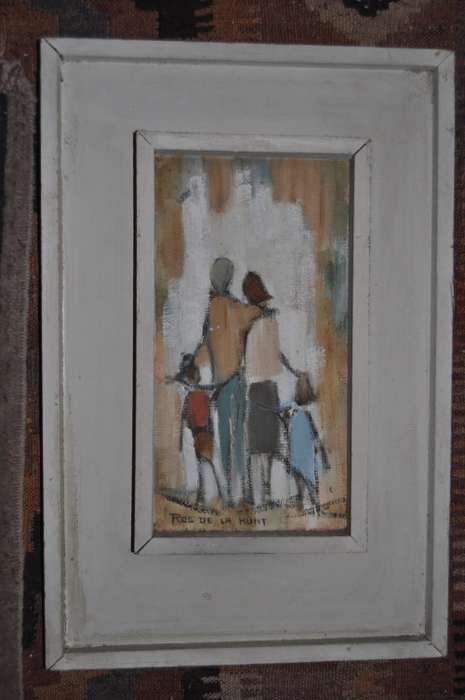 ROS DE LA HUNT -ORIGINAL OIL ON BOARD