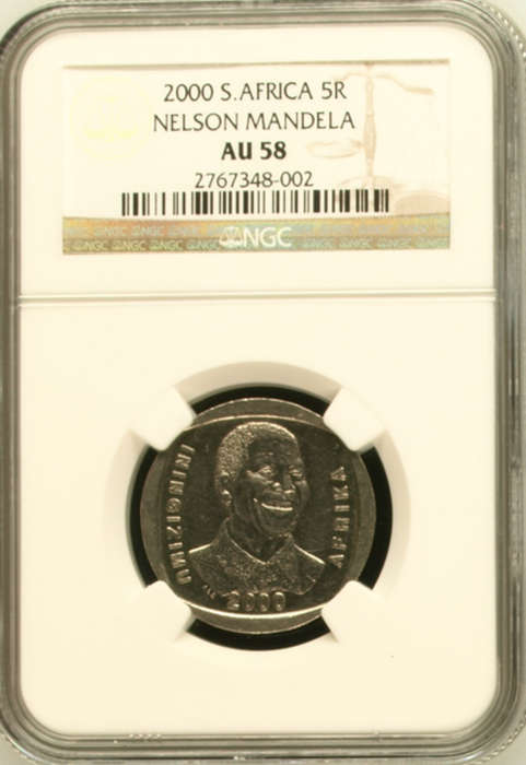 AU58 - NGC GRADED - 2000 MANDELA