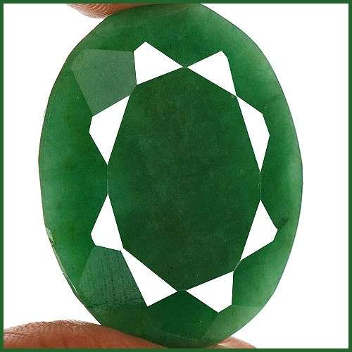 STUNNING HUGE GREEN OVAL CUT NATURAL EARTH MINED EMERALD****101.00 CTS****