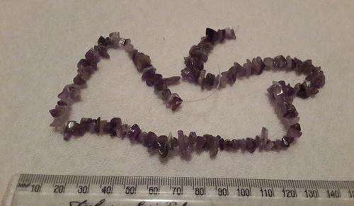 One string Amethyst Chip Gemstone Beads