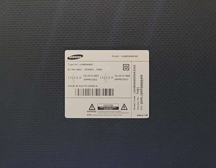 Samsung UA48H6400 TV