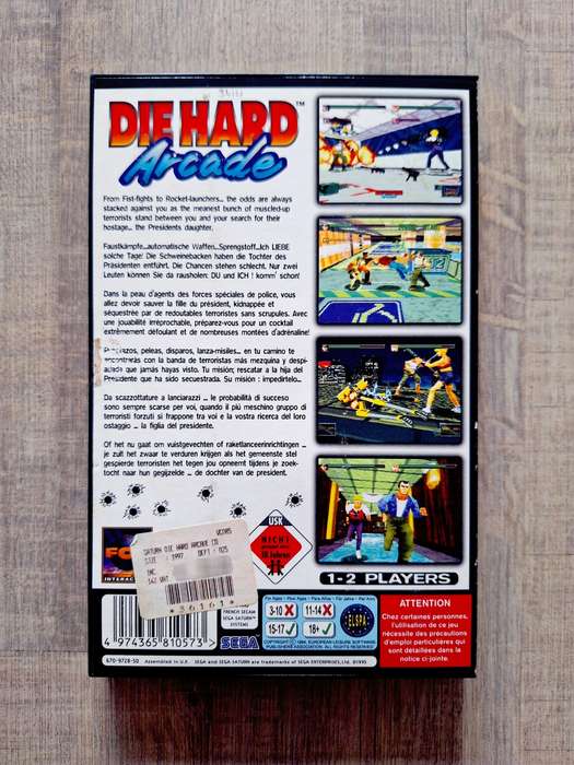 Die Hard Arcade - Sega Saturn