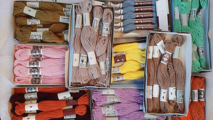 DMC retors matte / soft tapestry cotton as new - -price per skein(10metres)