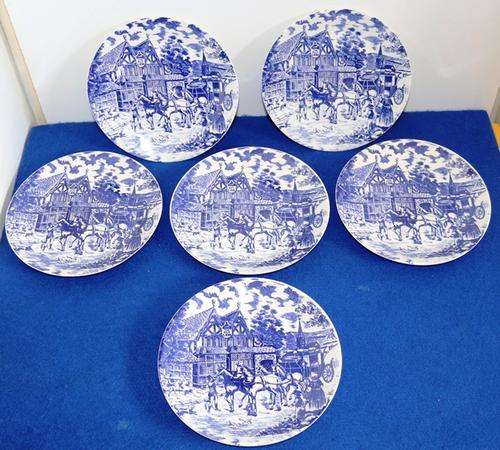 Boxed Constantia Fine China Side Plates X6 - Made in RSA