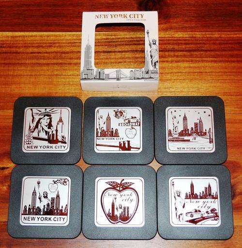 USA - New York - SOUVENIR - 6PCS COASTERS