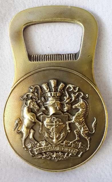 Bottle Opener Brass South African Marine Corporation Limited