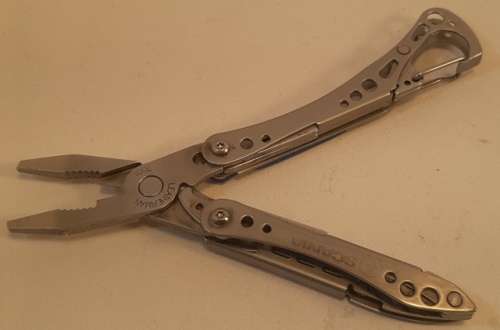 Leatherman Style Ps - Blue and Silver With Scania Logo on Scale