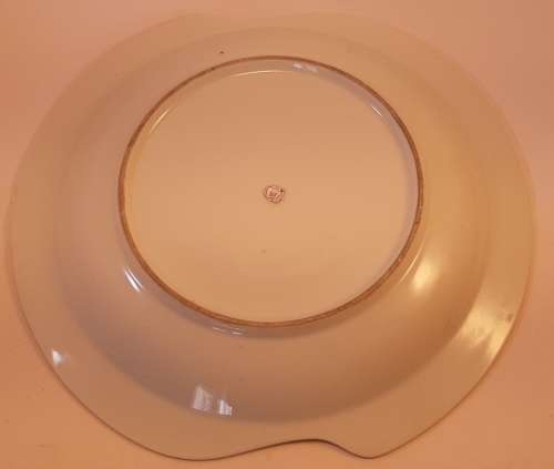 Vintage Ceramic Painted Sailing Vessel Ashtray with gilded Rim Made in Japan