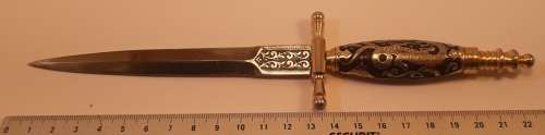Vintage Toledo letter opener Made in Spain Length 23 cm