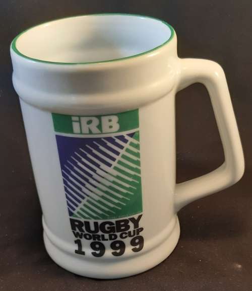 Beer Mug Tankard With  Logo  South Africa IRB World Cup 1999 Rugby
