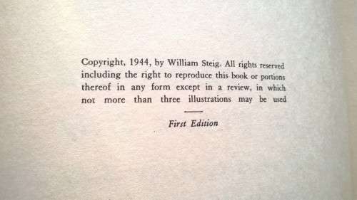 ALL EMBARRASSED - William Steig - 1944 1st edition