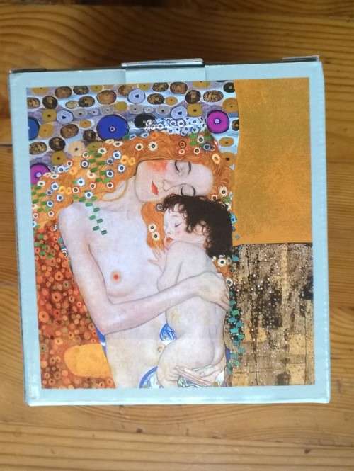 KLIMT'S LADY WITH FAN COFFEE MUG - STECHCOL FINE CHINA