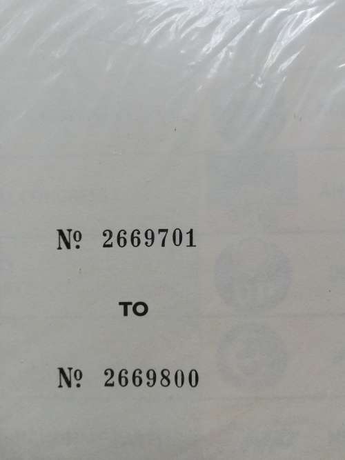 1994 BALLOT PAPER (WITH NELSON MANDELA)  - WESTERN CAPE.  THE ENTIRE BOOK!!!!