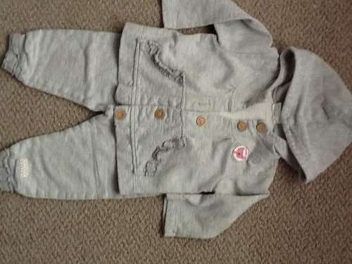 Naartjie Grey girls track suit 12-18 months