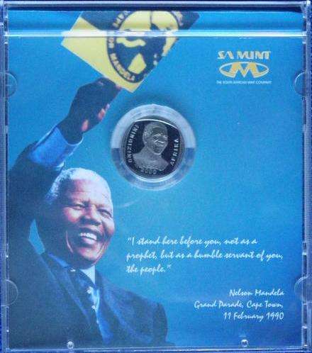 2000 Mandela R5 proof-like coin - Capsule never opened. R1 start no reserve.