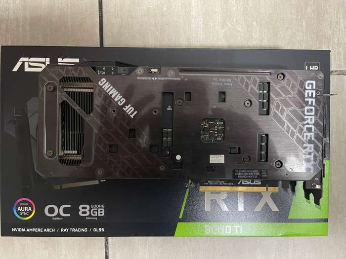 Asus GeForce RTX 3060 Ti TUF Gaming OC  8GB GDDR6 256-bit PCI-E 4.0 with WARRANTY