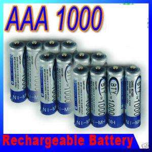 4 X AAA 1000 mAh Ni-MH Rechargeable Recharge Battery