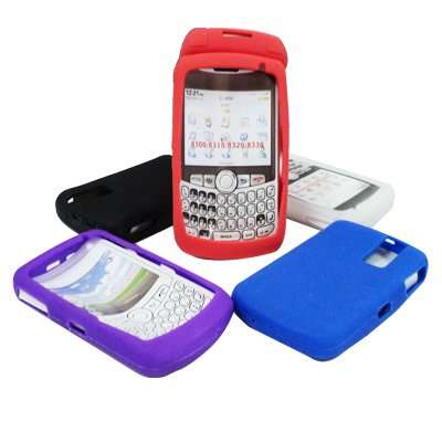 BlackBerry Silicone Case for Curve 8330 / 8320 / 8310 / 8300, 3 colours available