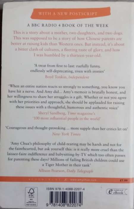 BATTLE HYMN OF THE TIGER MOTHER - AMY CHUA