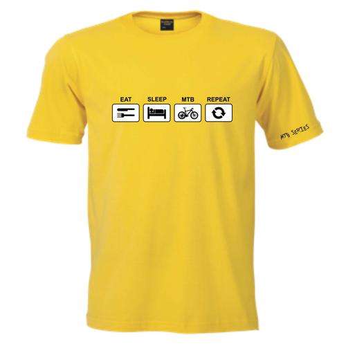 Mountain Bike - MTB -T-shirt Series - Eat Sleep MTB Repeat