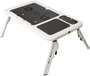 Foldable Laptop E-Table With USB Cooling Fan