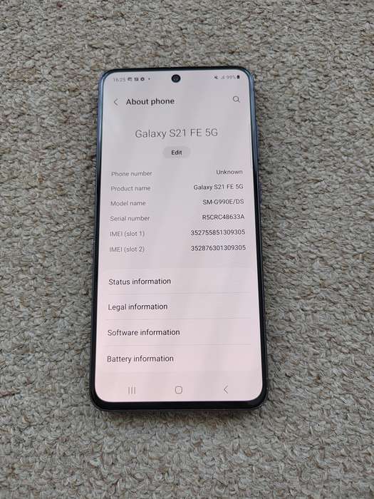 Samsung S21 Fe Dual SIM 128gb 6gb ram