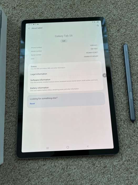 Samsung Galaxy Tab S6 10.5` (T865) LTE & WiFi Tablet - Mountain Grey