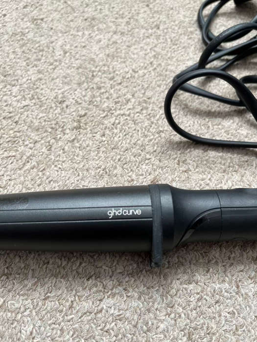 Original GHD Curve Creative Curl Wand - Professional Hair Curler (Black)