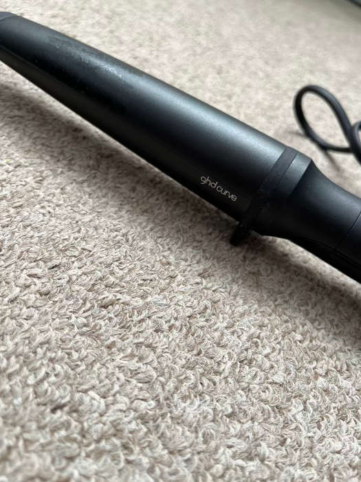 Original GHD Curve Creative Curl Wand - Professional Hair Curler (Black)