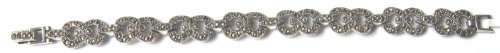 Beautiful Sterling Silver, Marcasite Bracelet