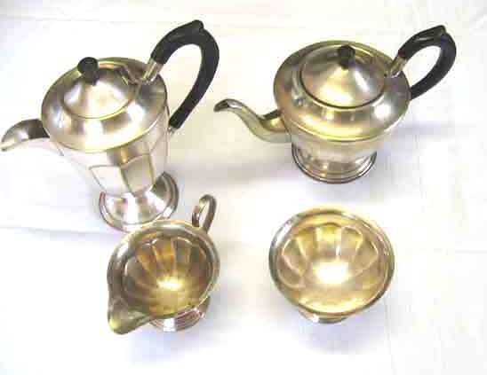 Sheffield England Tea/Coffee Set 4 Piece EPNS 1123g