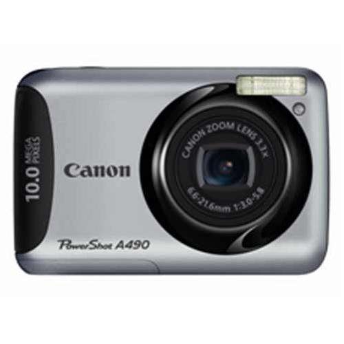 CANON Powershot A490 10MP 3.3X Optical Zoom with 4GB SD card, and camera bag
