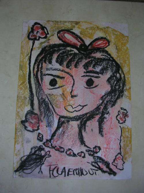 Little big Girl Original Claerhout pastel A4 R1 Snap Frisay auction