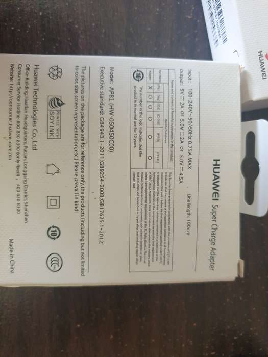 Huawei Super Charge Adapter - Type-C - 9V/2A