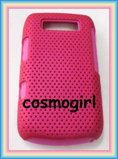 FREE SHIPPING - BLACKBERRY 9700 DOUBLE MESH & SILICONE  COVER