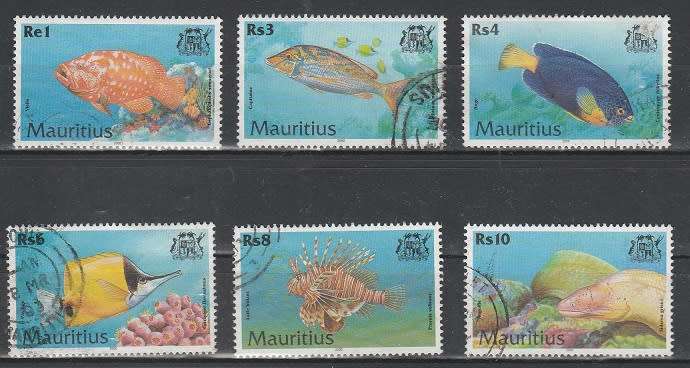 MAURITIUS: 1999: FISH SET:USED