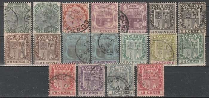 MAURITIUS: USED COLLECTION FROM 1879-1948: MHR AND USED-3 SCANS