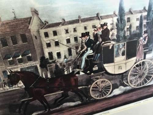 *SELLS FOR R6000+* ANTIQUE PAIR OF 1831 JAMES POLLARD LITHOGRAPHS!!