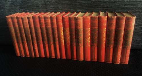 VINTAGE 19 BOOK COLLECTION OF THE WORKS OF SHAKESPEARE!! *COLLECTABLE*