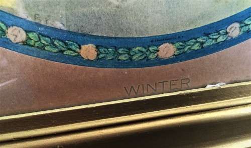 *VALUE R8000* ANTIQUE COMPLETE SET OF 4 NURSERY COLOURED LITHO PRINTS BY SB. PEARSE!!