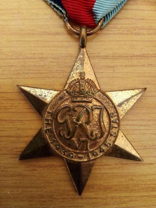 The 1939-1945 Star Medal With Ribbon Awarded To S.Bould As Per Photos