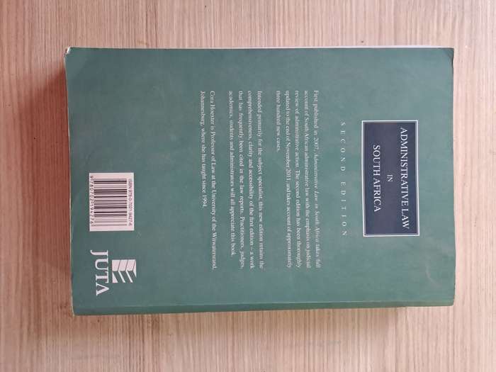 Administrative law in South Africa - Second Edition