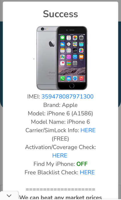 iPhone 6 32GB Space Grey *READ*