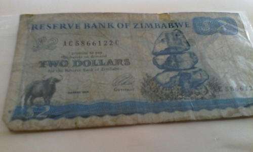 Zimbabwe 2dollars