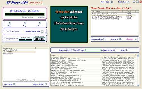 Karaoke software with almost 10 000 songs!!! Best quality backtracts!!!