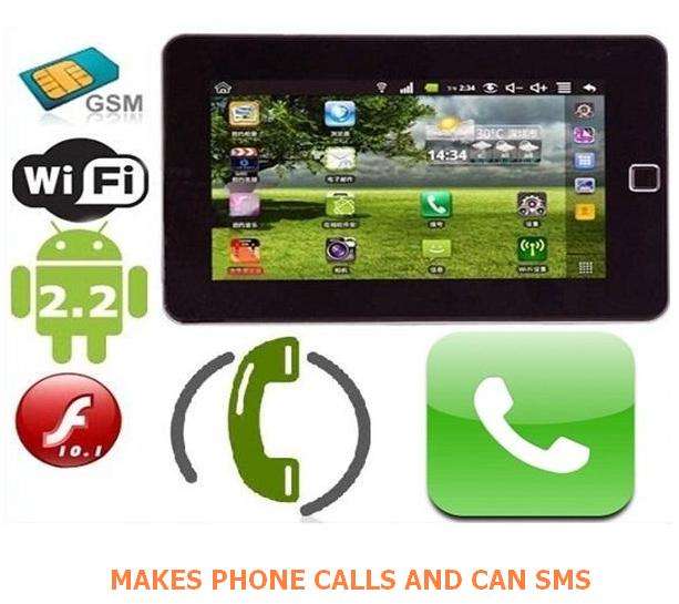 ** IN STOCK ** 7INCH TABLET PC - PHONE CALLING - SMS - WIFI - SKYPE - 3G SUPPORT