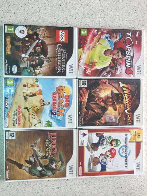 Nintendo Wii Console + 12 Games
