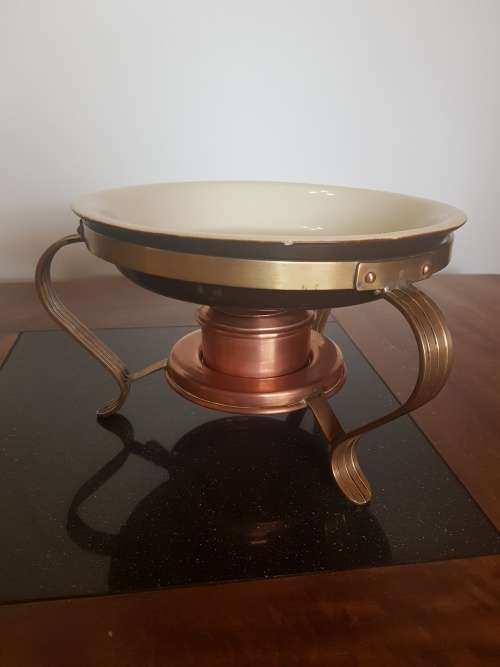 Vintage Copper Food Warmer.Complete