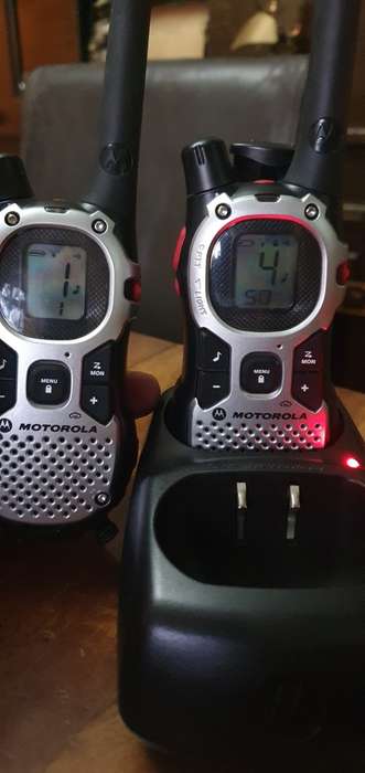 3 x Motorola Two Way Radios plus Charger Unit.